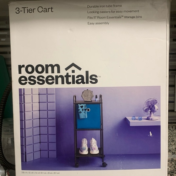 3 Tier Cart Room Essentials - Picture 3 of 4